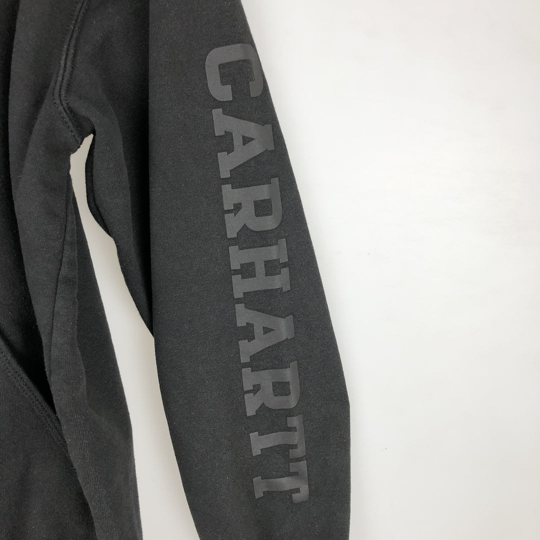 Carhartt Loose Fit Sweatshirt Pullover Hoodie, Men's Size Small cotton black type Vintage Second Hand
