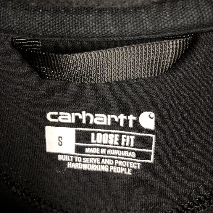 Carhartt Loose Fit Sweatshirt Pullover Hoodie, Men's Size Small cotton black type Vintage Second Hand