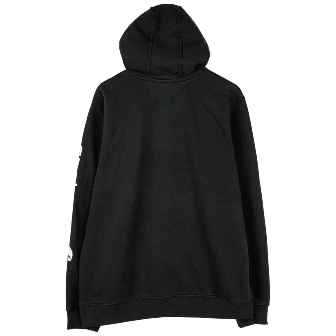 Carhartt Sweat Pullover Hoodie, Men's M Size cotton black type Vintage Second Hand