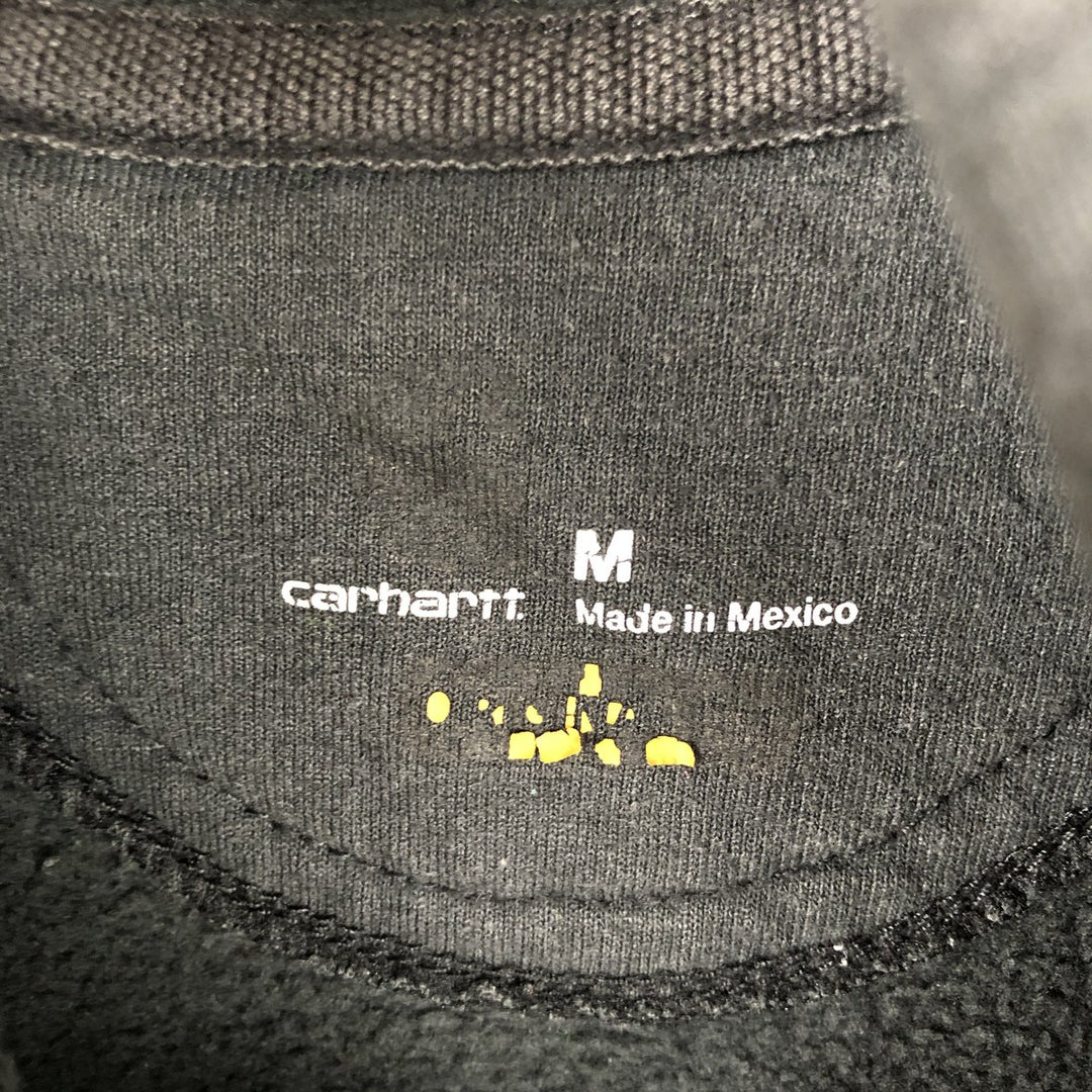 Carhartt Sweat Pullover Hoodie, Men's M Size cotton black type Vintage Second Hand