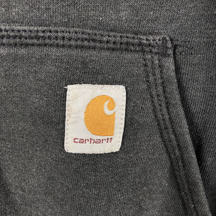Carhartt Sweat Pullover Hoodie, Men's M Size cotton black type Vintage Second Hand