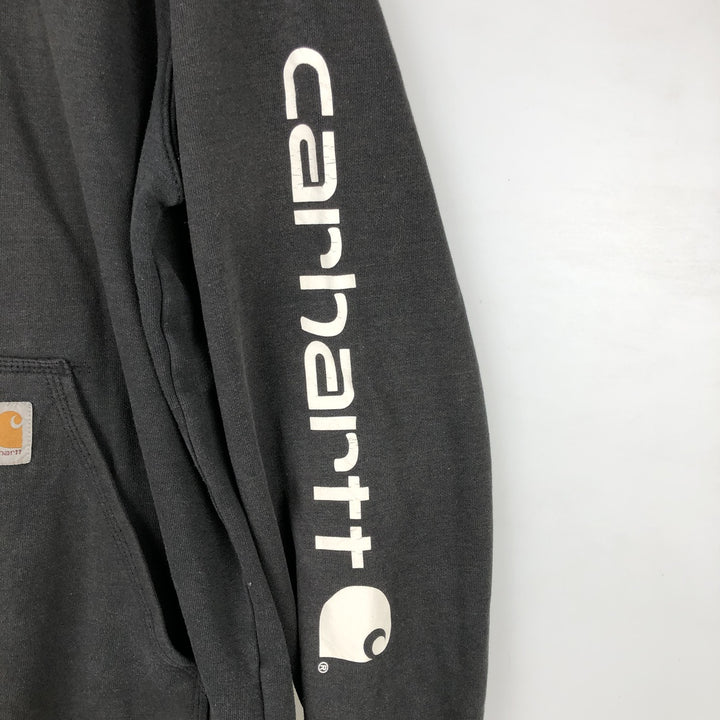 Carhartt Sweat Pullover Hoodie, Men's M Size cotton black type Vintage Second Hand