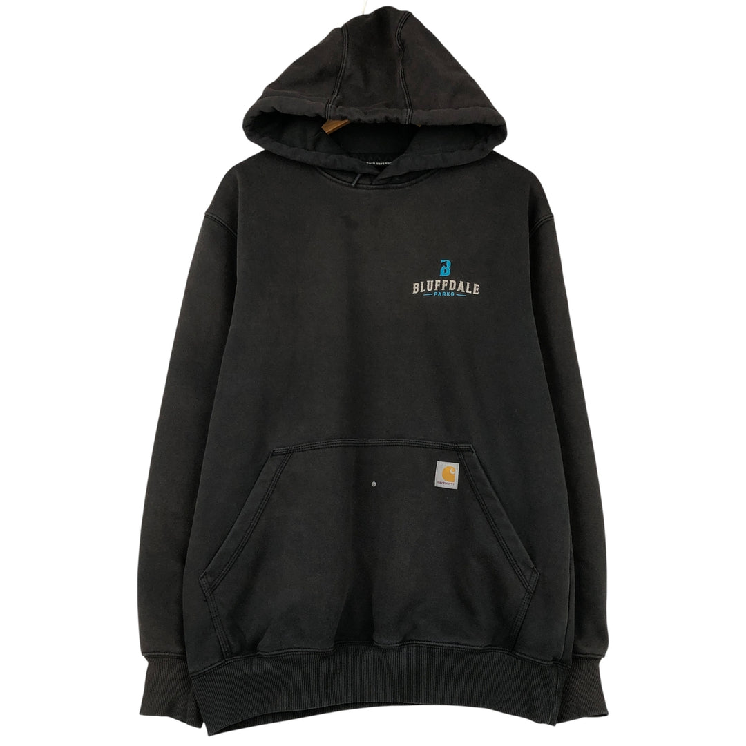 Carhartt Loose Fit Sweat Pullover Hoodie, Men's M Size cotton black type Vintage Second Hand