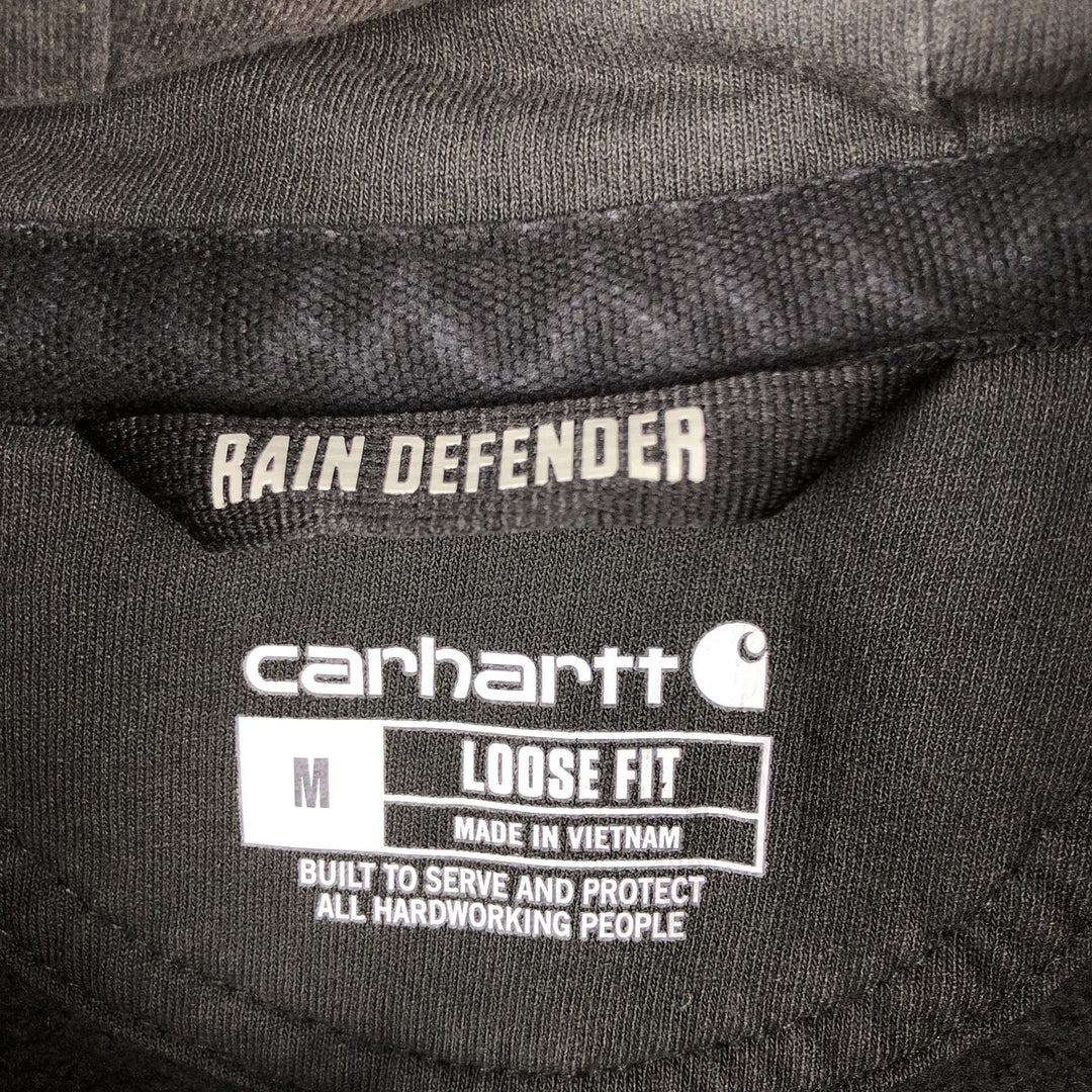 Carhartt Loose Fit Sweat Pullover Hoodie, Men's M Size cotton black type Vintage Second Hand