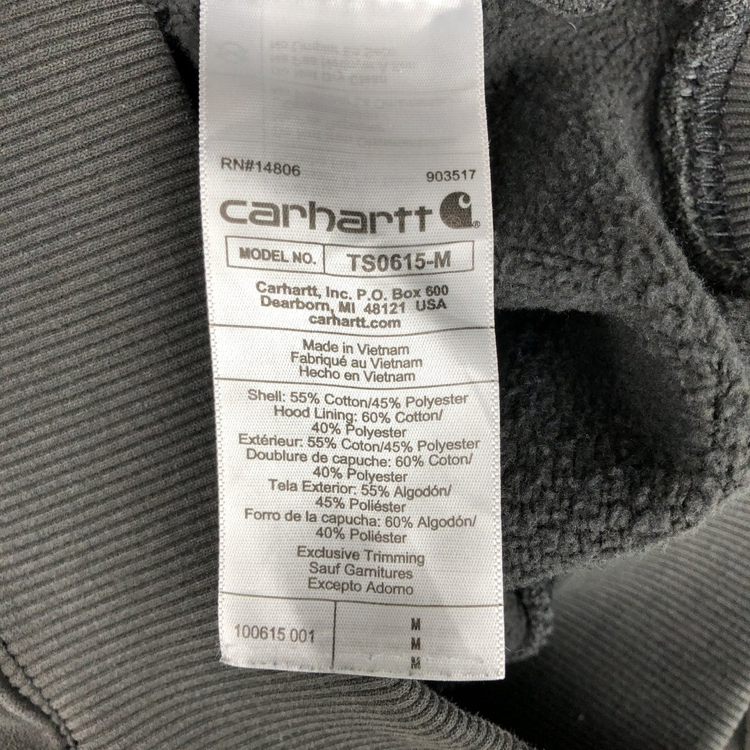 Carhartt Loose Fit Sweat Pullover Hoodie, Men's M Size cotton black type Vintage Second Hand