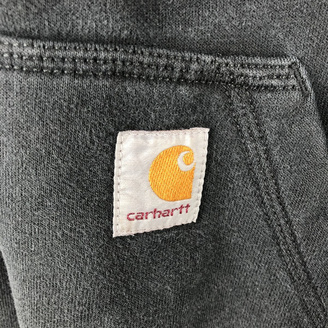 Carhartt Loose Fit Madden Mechanical Inc. Advertising Sweatshirt Pullover Hoodie, Men's Size L cotton black type Vintage Second Hand
