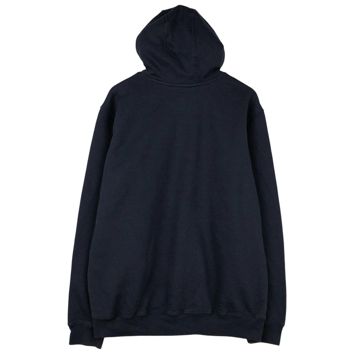 Carhartt ORIGINAL FIT sweatshirt pullover hoodie, men's size M cotton navy blue type Vintage Second Hand
