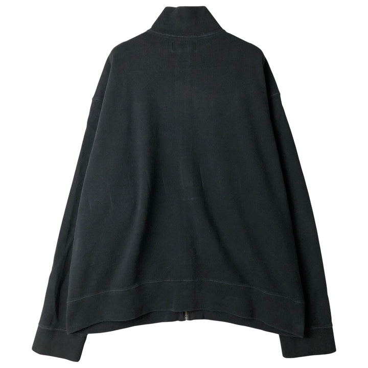 Ralph Lauren POLO by Ralph Lauren high-neck full-zip sweatshirt, men's size XL cotton black type Vintage Second Hand