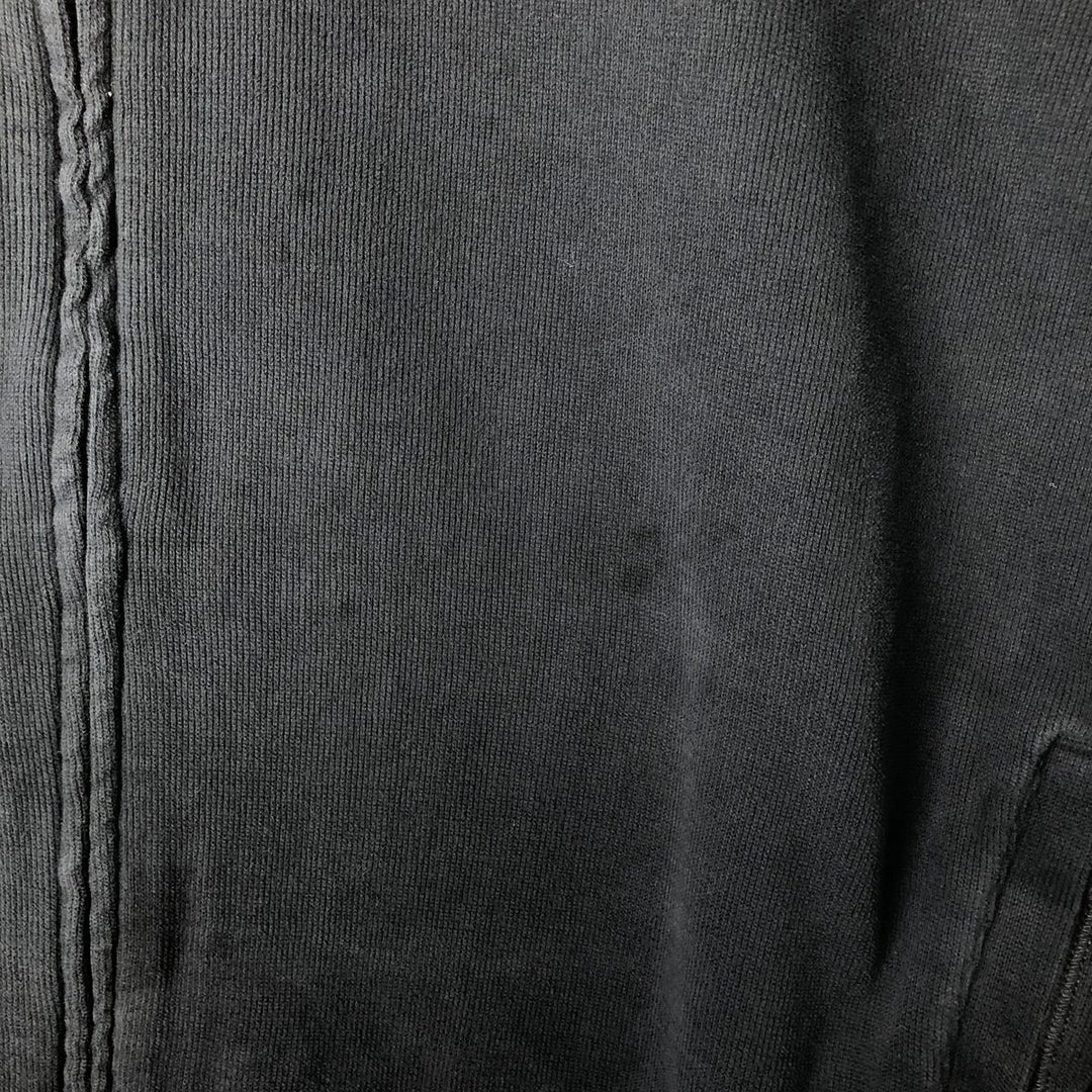 Ralph Lauren POLO by Ralph Lauren high-neck full-zip sweatshirt, men's size XL cotton black type Vintage Second Hand