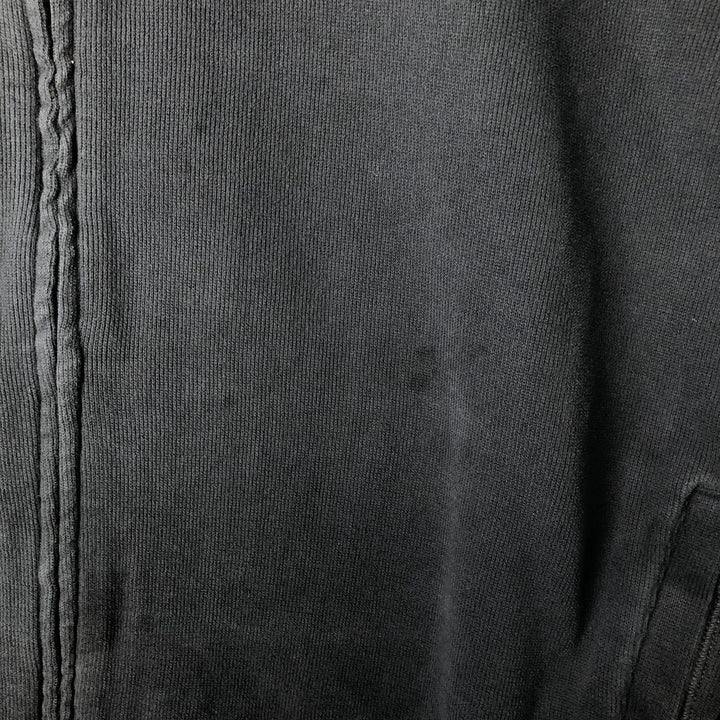 Ralph Lauren POLO by Ralph Lauren high-neck full-zip sweatshirt, men's size XL cotton black type Vintage Second Hand