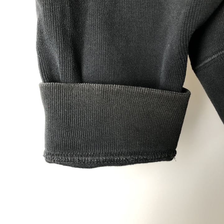 Ralph Lauren POLO by Ralph Lauren high-neck full-zip sweatshirt, men's size XL cotton black type Vintage Second Hand
