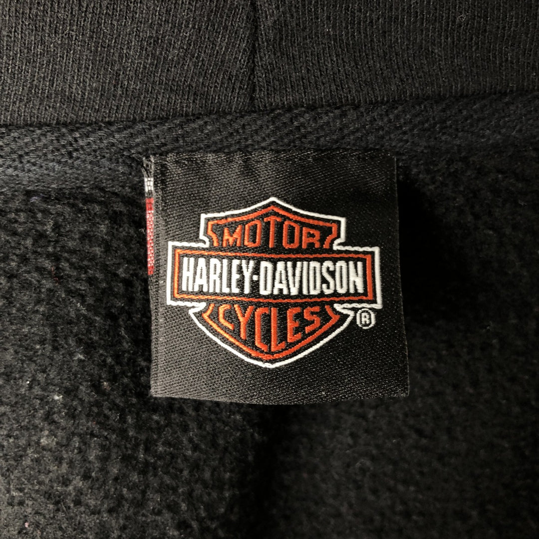 Harley-Davidson Men's Full-Zip Hoodie (XL) unclear black type Vintage Second Hand