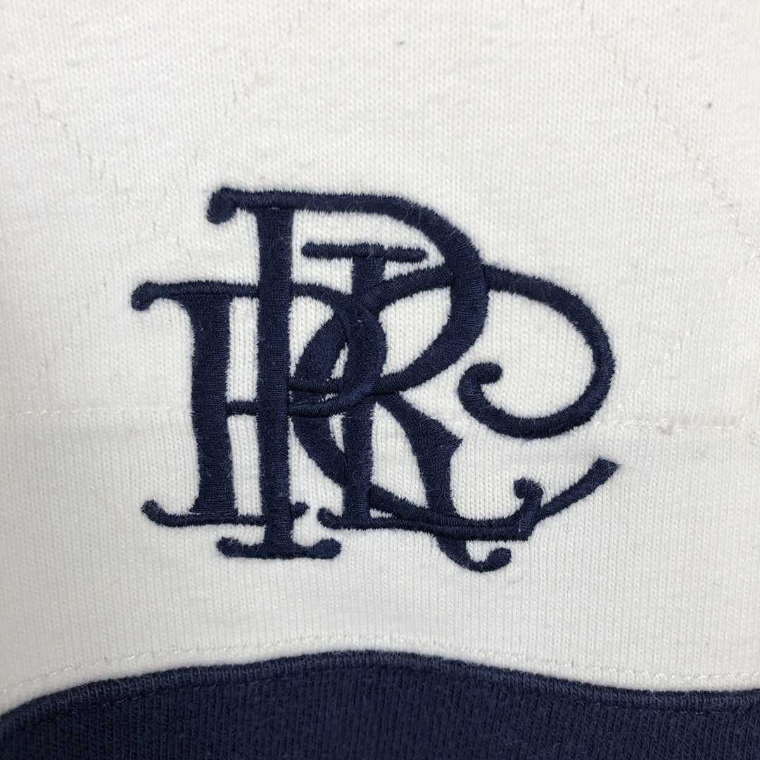Ralph Lauren POLO by Ralph Lauren long sleeve rugby shirt, men's XL size cotton white type Vintage Second Hand