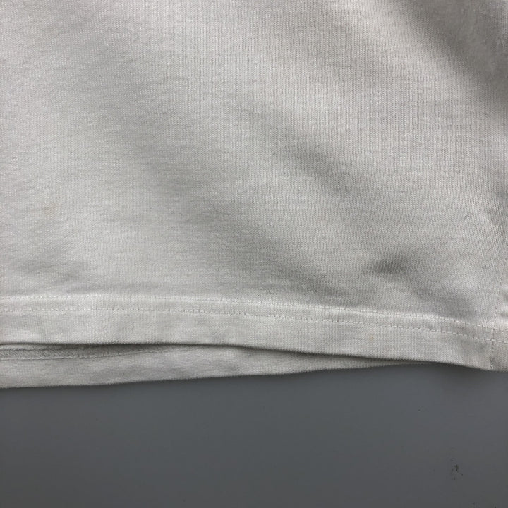 Ralph Lauren POLO by Ralph Lauren long sleeve rugby shirt, men's XL size cotton white type Vintage Second Hand