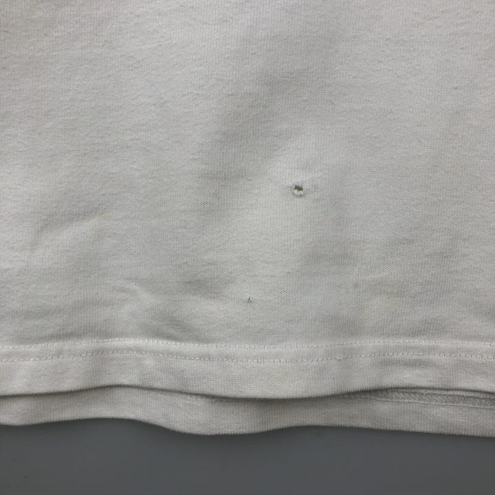 Ralph Lauren POLO by Ralph Lauren long sleeve rugby shirt, men's XL size cotton white type Vintage Second Hand