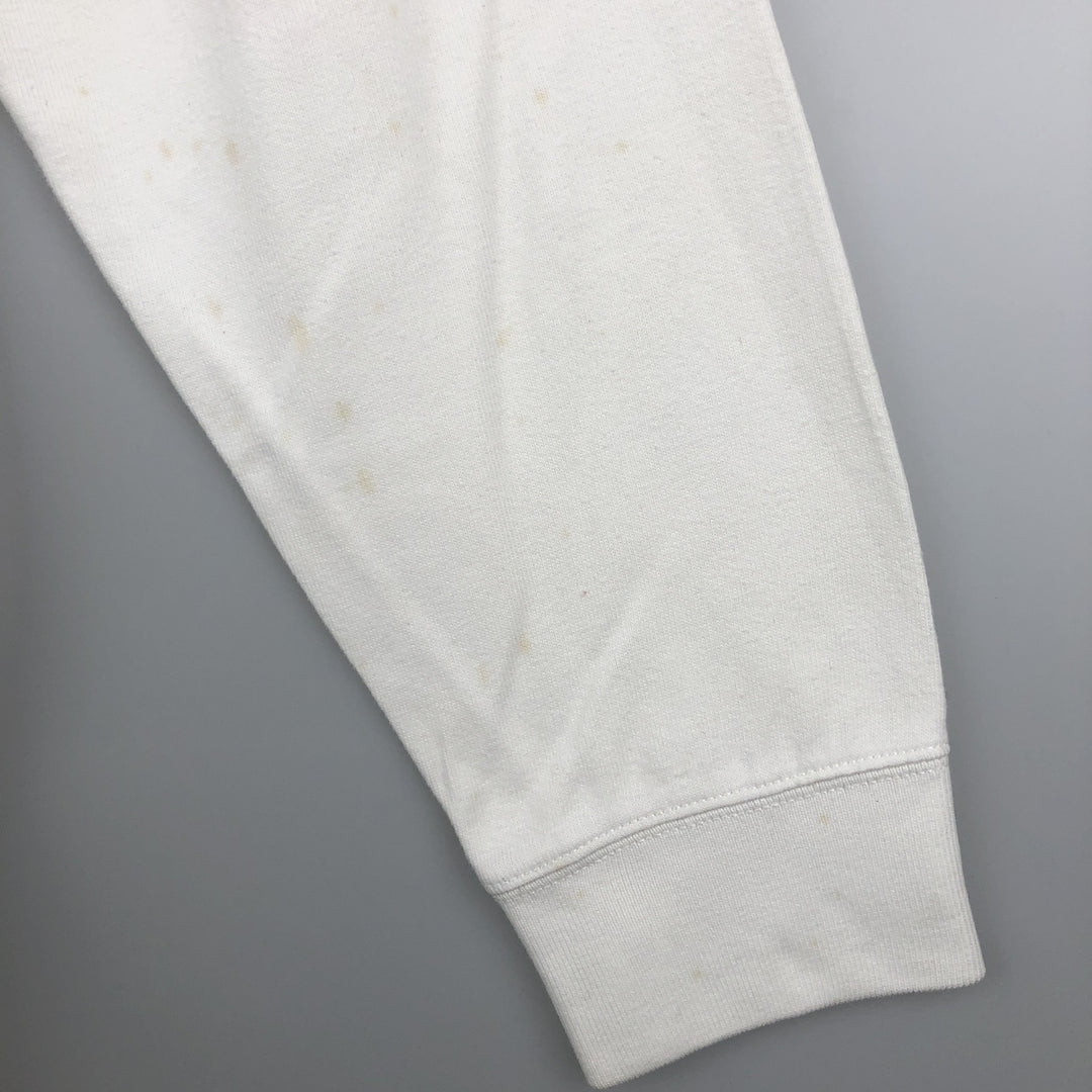 Ralph Lauren POLO by Ralph Lauren long sleeve rugby shirt, men's XL size cotton white type Vintage Second Hand