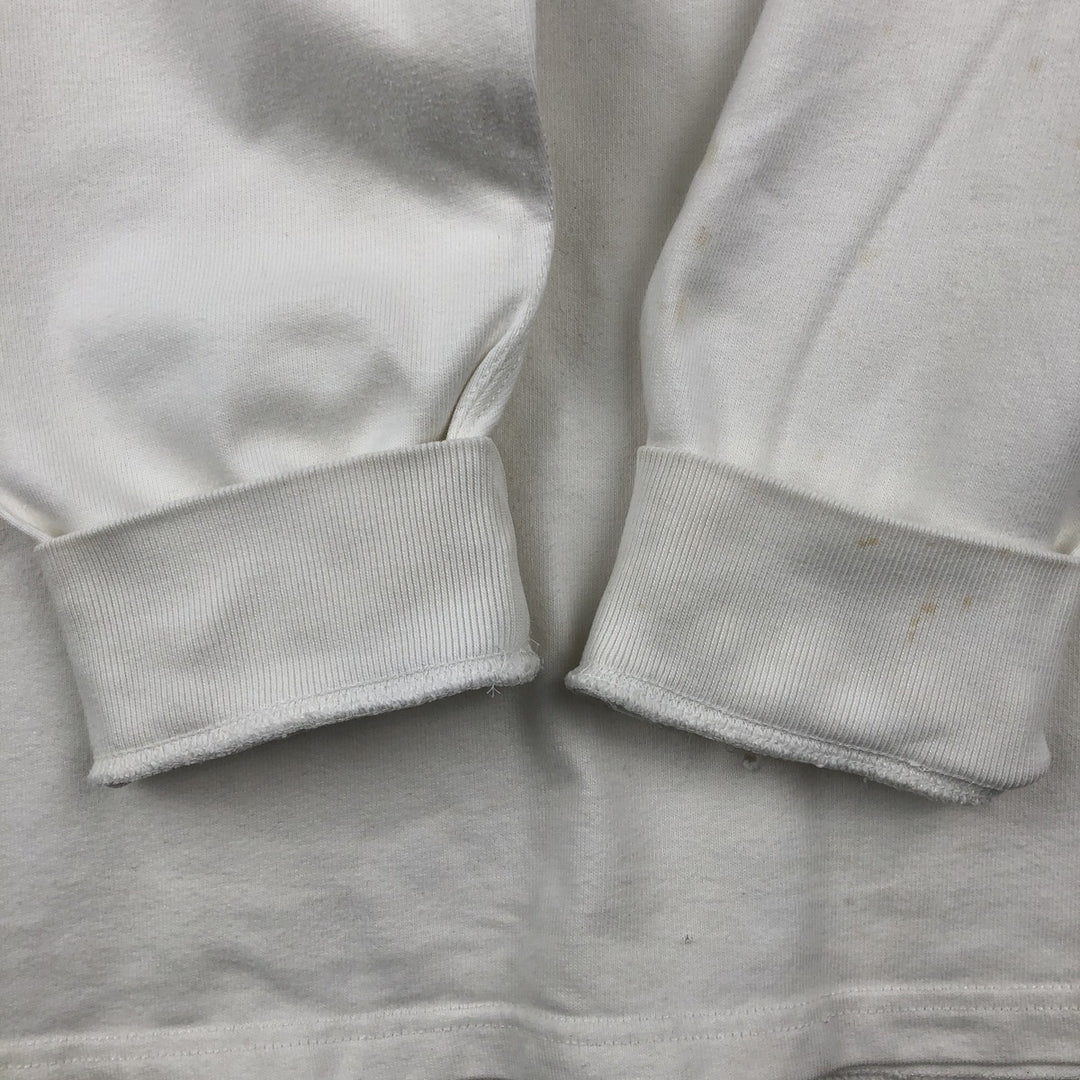 Ralph Lauren POLO by Ralph Lauren long sleeve rugby shirt, men's XL size cotton white type Vintage Second Hand