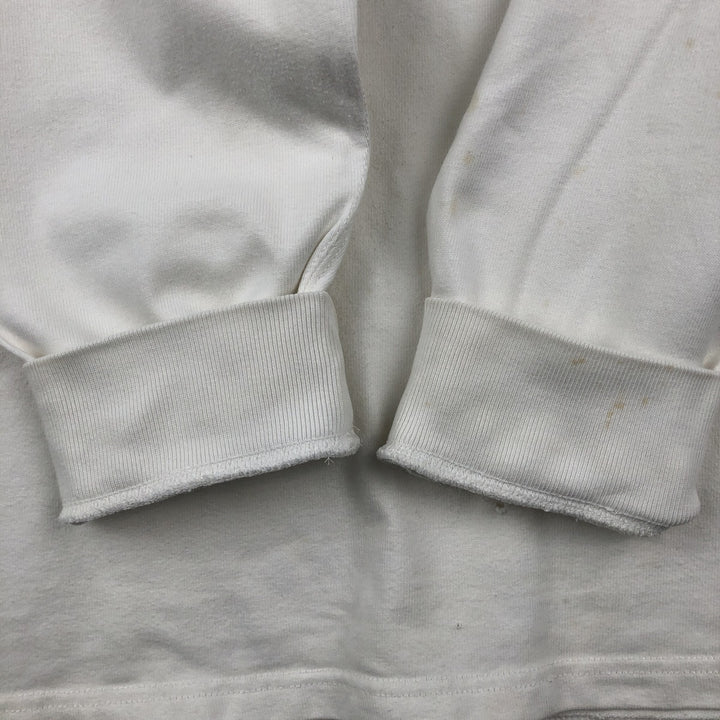 Ralph Lauren POLO by Ralph Lauren long sleeve rugby shirt, men's XL size cotton white type Vintage Second Hand