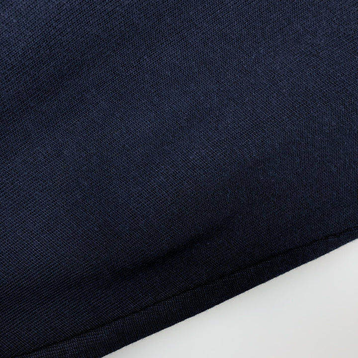 Ralph Lauren POLO by Ralph Lauren CUSTOM FIT long sleeve rugby shirt, men's size L cotton navy blue type Vintage Second Hand