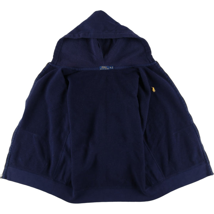 Ralph Lauren POLO RALPH LAUREN Sweat Full Zip Hoodie Men's XL cotton navy blue type Vintage Second Hand