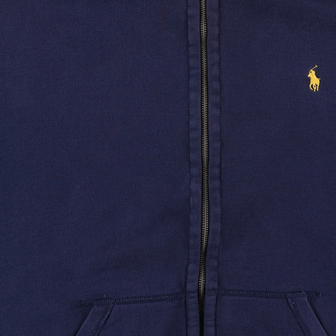 Ralph Lauren POLO RALPH LAUREN Sweat Full Zip Hoodie Men's XL cotton navy blue type Vintage Second Hand