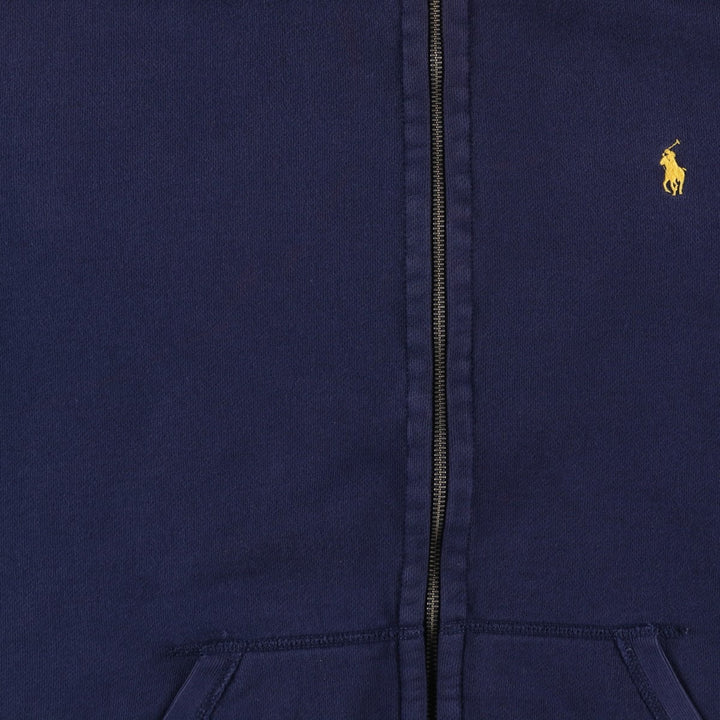 Ralph Lauren POLO RALPH LAUREN Sweat Full Zip Hoodie Men's XL cotton navy blue type Vintage Second Hand