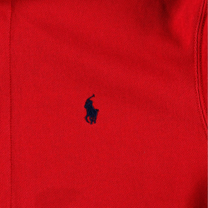Ralph Lauren POLO by Ralph Lauren Sweat Full Zip Hoodie Men's L size cotton red type Vintage Second Hand