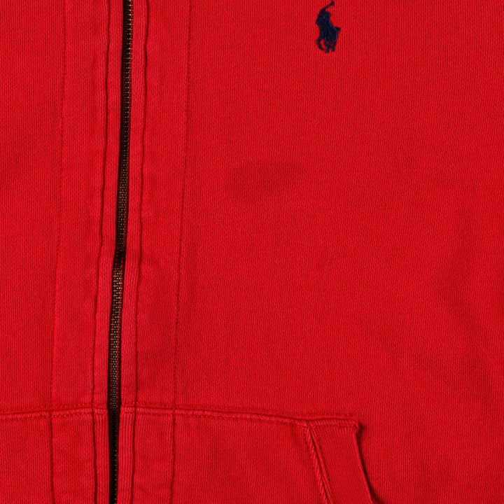 Ralph Lauren POLO by Ralph Lauren Sweat Full Zip Hoodie Men's L size cotton red type Vintage Second Hand