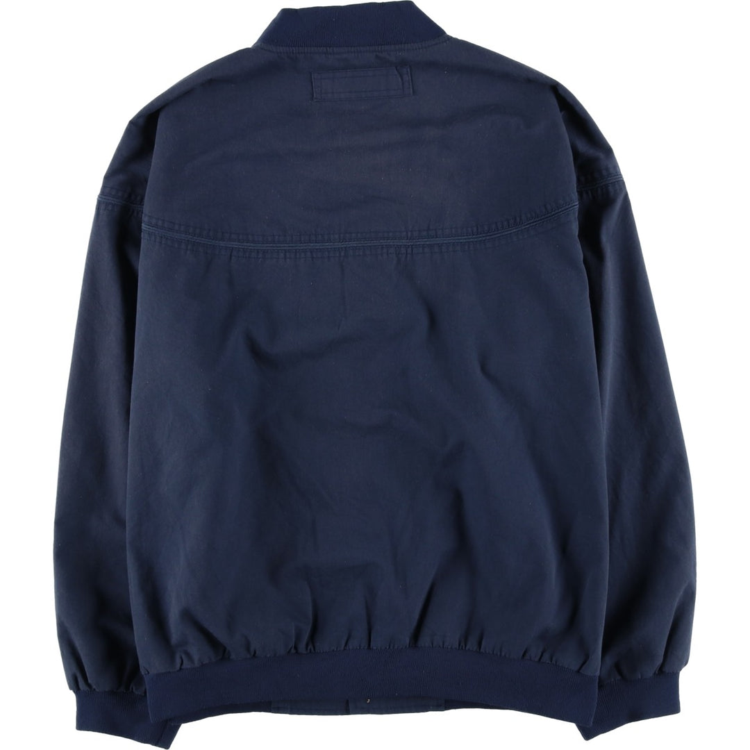 90s-00'S HABAND Derby Jacket, Cup Shoulder, Men's, Size XL, Vintage polyester navy blue type Vintage Second Hand