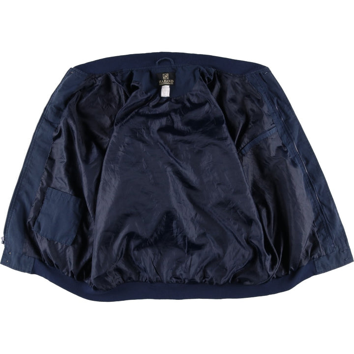 90s-00'S HABAND Derby Jacket, Cup Shoulder, Men's, Size XL, Vintage polyester navy blue type Vintage Second Hand
