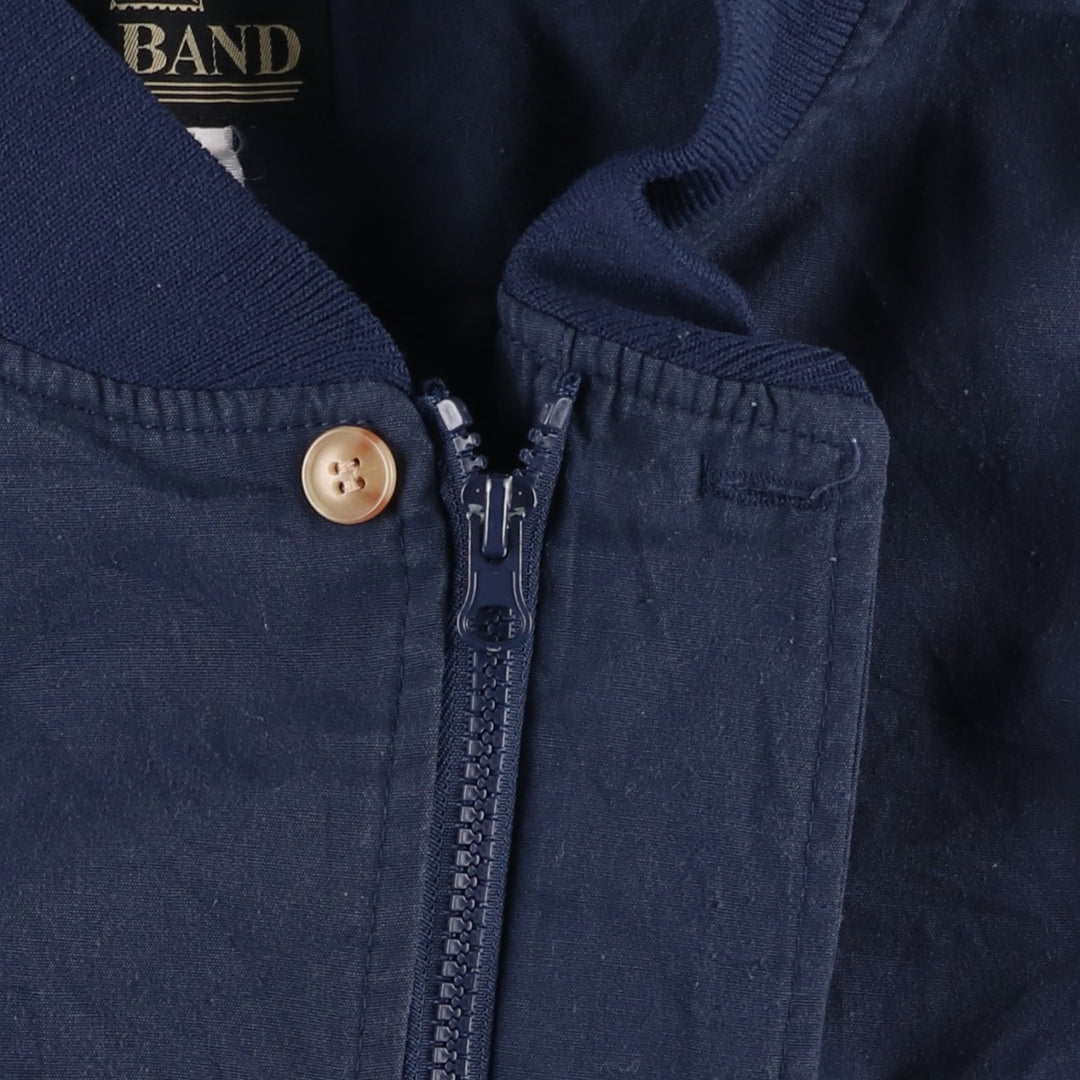 90s-00'S HABAND Derby Jacket, Cup Shoulder, Men's, Size XL, Vintage polyester navy blue type Vintage Second Hand
