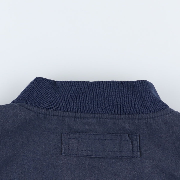 90s-00'S HABAND Derby Jacket, Cup Shoulder, Men's, Size XL, Vintage polyester navy blue type Vintage Second Hand