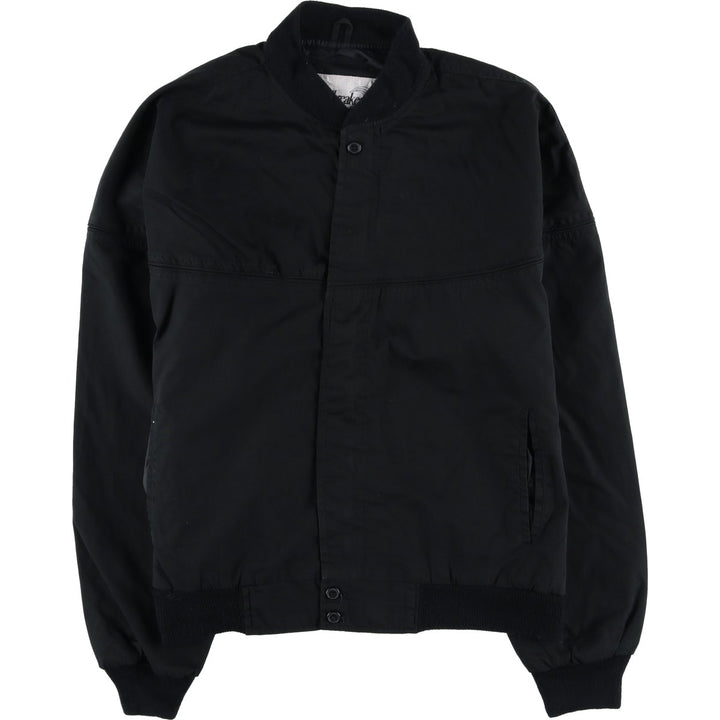 Vintage Windbreaker Derby Jacket, Cup Shoulder, Men's XL polyester black type Vintage Second Hand