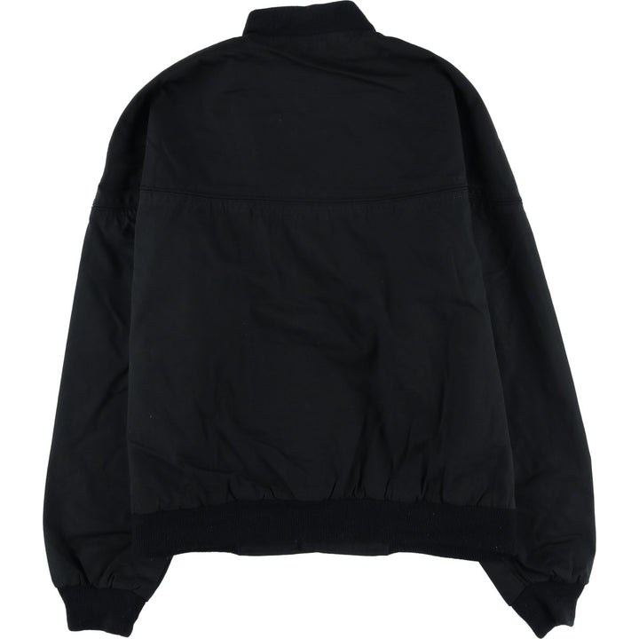 Vintage Windbreaker Derby Jacket, Cup Shoulder, Men's XL polyester black type Vintage Second Hand