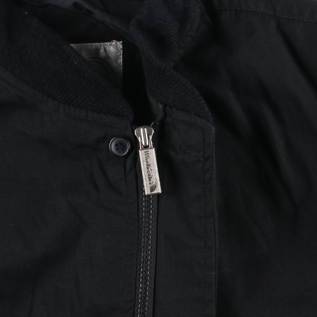 Vintage Windbreaker Derby Jacket, Cup Shoulder, Men's XL polyester black type Vintage Second Hand