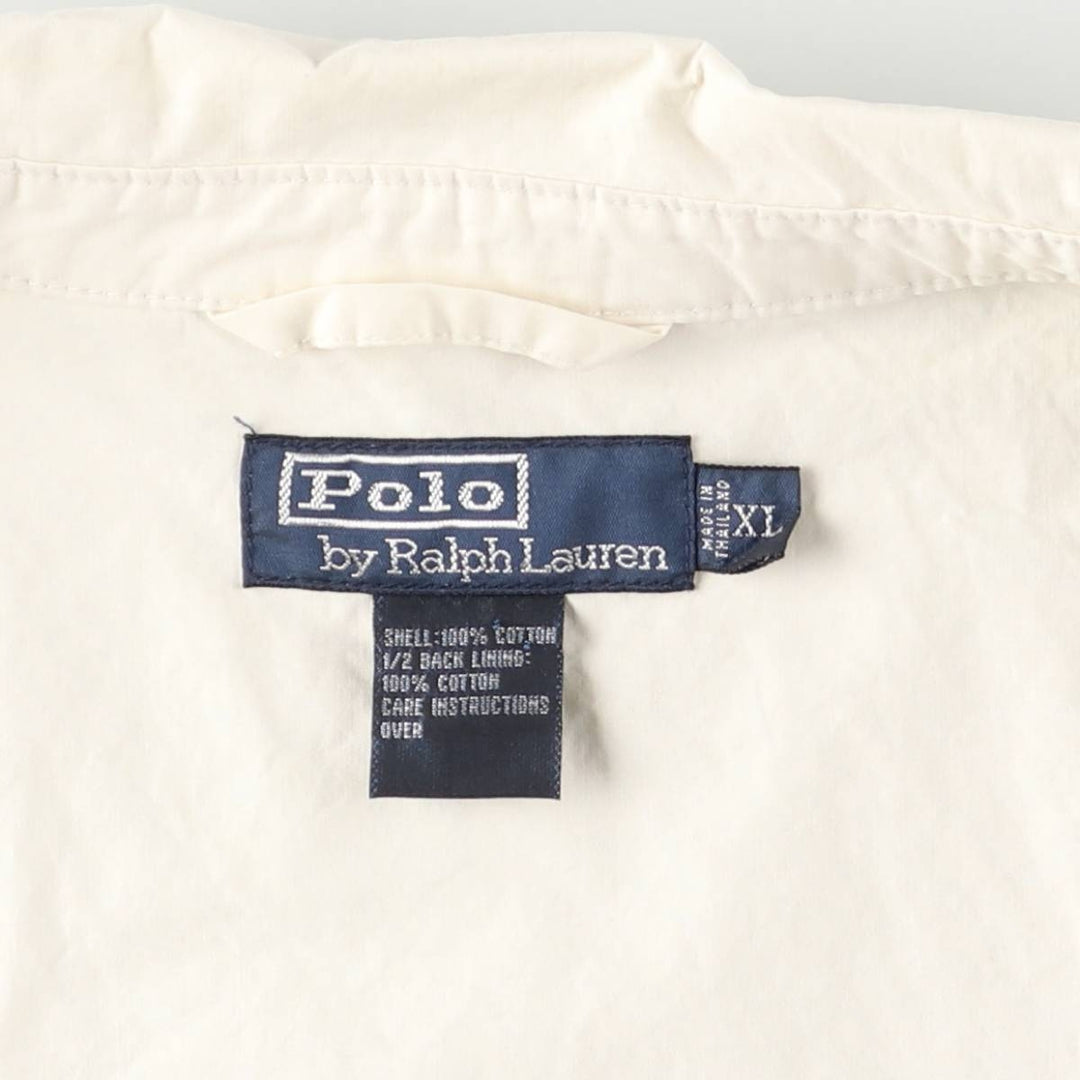 Ralph Lauren POLO by Ralph Lauren Swing Top Sports Jacket Men's XL cotton white type Vintage Second Hand