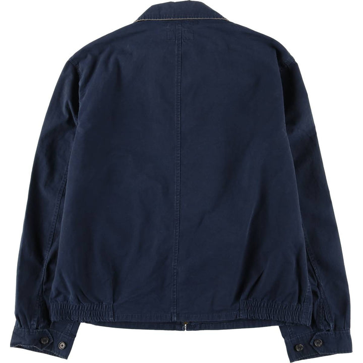Ralph Lauren POLO by Ralph Lauren Swing Top Sports Jacket Men's XL cotton navy blue type Vintage Second Hand