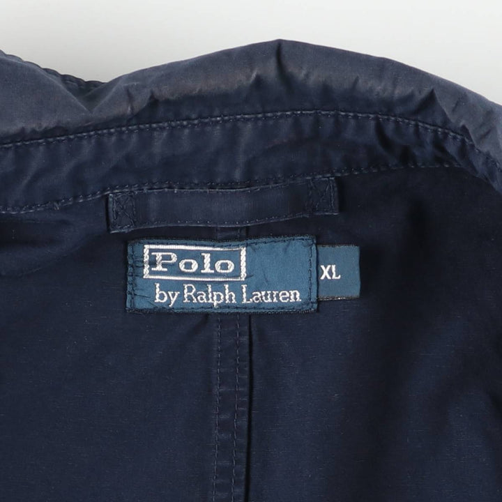 Ralph Lauren POLO by Ralph Lauren Swing Top Sports Jacket Men's XL cotton navy blue type Vintage Second Hand