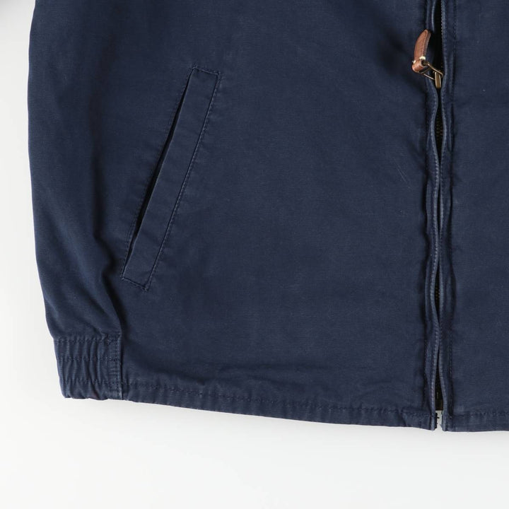 Ralph Lauren POLO by Ralph Lauren Swing Top Sports Jacket Men's XL cotton navy blue type Vintage Second Hand