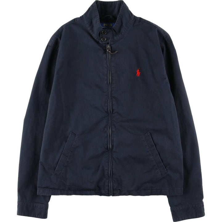Ralph Lauren POLO RALPH LAUREN Harrington Jacket Swing Top Men's M cotton navy blue type Vintage Second Hand