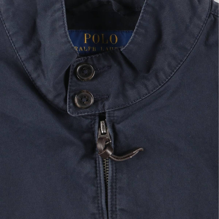 Ralph Lauren POLO RALPH LAUREN Harrington Jacket Swing Top Men's M cotton navy blue type Vintage Second Hand