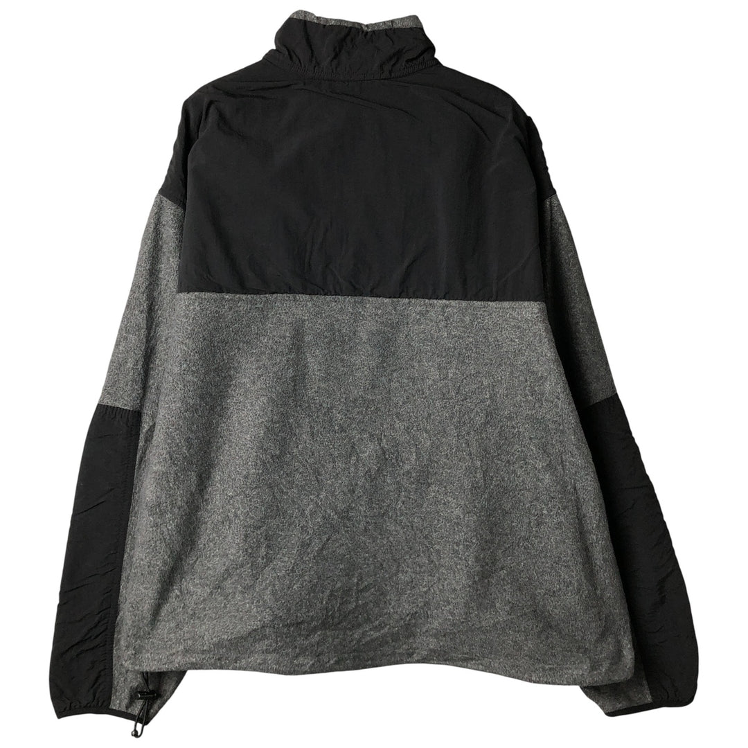 90s-00'S Timberland WEATHERGEAR Half-Zip Fleece Jacket, Men's, Size XL polyester black type Vintage Second Hand