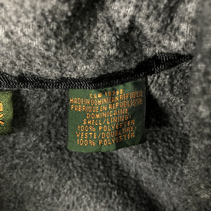 90s-00'S Timberland WEATHERGEAR Half-Zip Fleece Jacket, Men's, Size XL polyester black type Vintage Second Hand