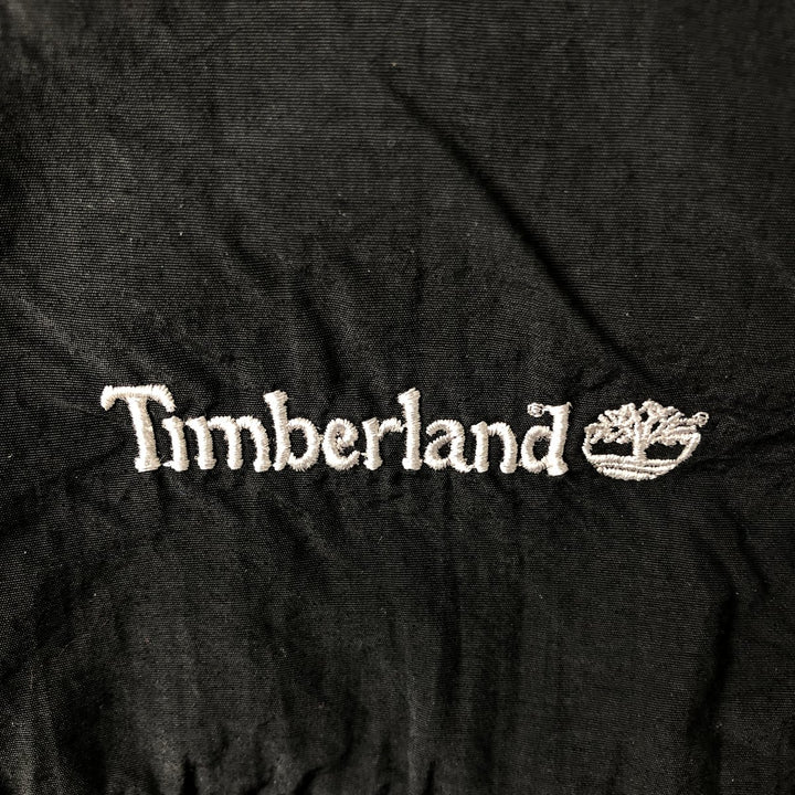 90s-00'S Timberland WEATHERGEAR Half-Zip Fleece Jacket, Men's, Size XL polyester black type Vintage Second Hand