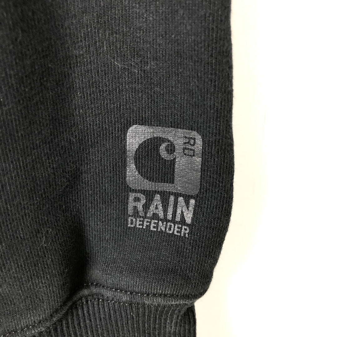 Carhartt ORIGINAL FIT sweatshirt pullover hoodie, men's size M cotton black type Vintage Second Hand