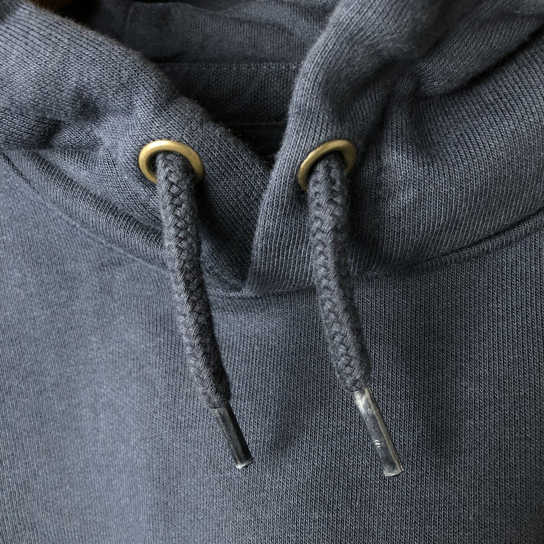 Carhartt Loose Fit Sweatshirt Pullover Hoodie, Men's Size Small cotton navy blue type Vintage Second Hand