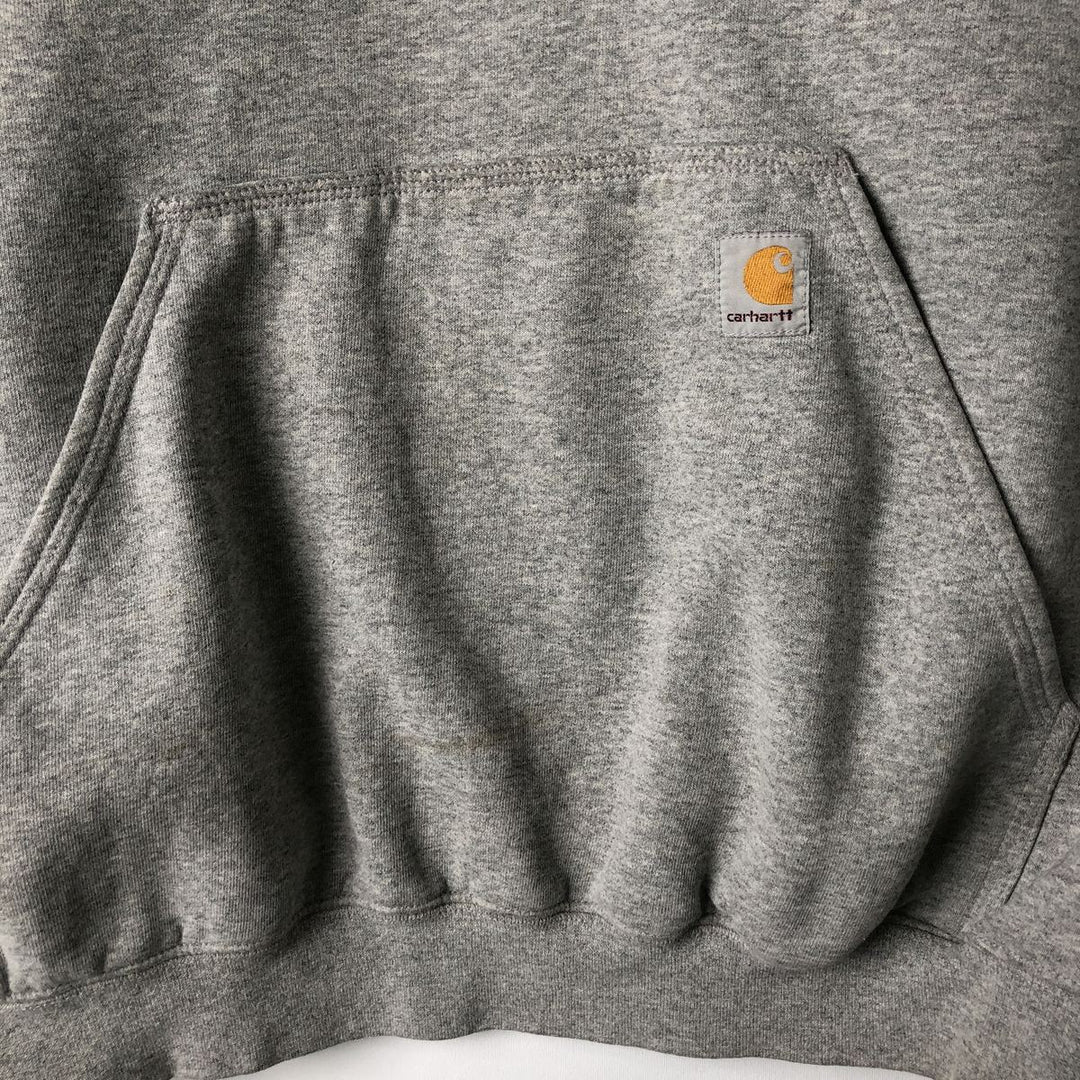 Carhartt ORIGINAL FIT sweatshirt pullover hoodie, men's size M unclear gray type Vintage Second Hand