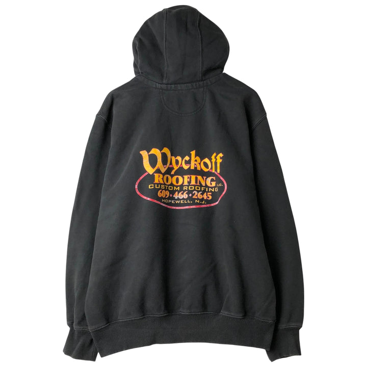 Carhartt ORIGINAL FIT sweatshirt pullover hoodie, men's size L cotton black type Vintage Second Hand