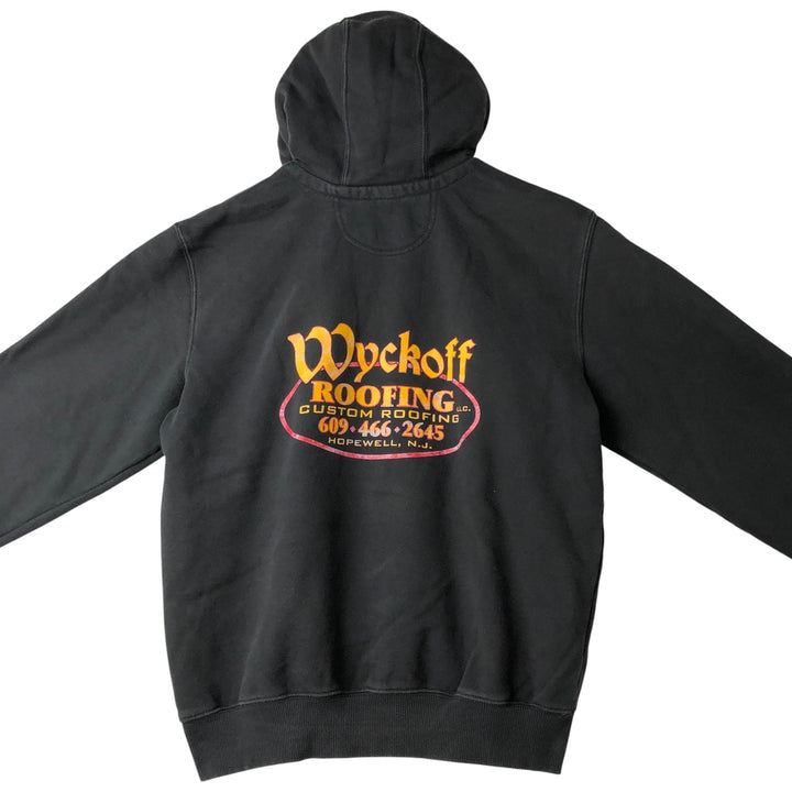 Carhartt ORIGINAL FIT sweatshirt pullover hoodie, men's size L cotton black type Vintage Second Hand