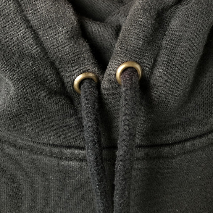 Carhartt ORIGINAL FIT sweatshirt pullover hoodie, men's size L cotton black type Vintage Second Hand